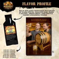 Indian Molasses Whisky essence flavor profile with molasses sweetness, caramel, oak, and spice notes for DIY whisky making.