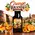 Orange Brandy Essence packet with a glass of amber brandy, fresh oranges, orange blossoms and oak barrels against a warm Mediterranean-style countryside backdrop.