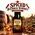 Alt text: Spiced Bourbon Whiskey Essence packet with a glass of bourbon, cinnamon sticks, star anise and warm spices in a rustic Kentucky distillery setting.