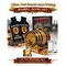 Ultra Peat Whisky home aging kit with oak barrel, peated whiskey essence, smoky Scotch style setup and glass